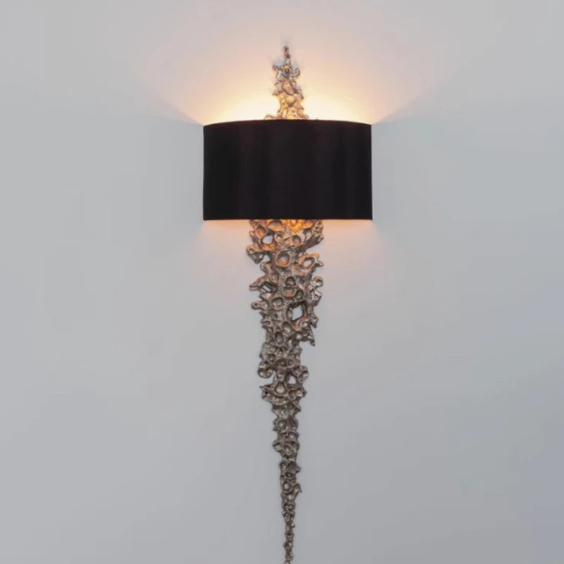 Later, All Copper Living Room Wall Lamps Model Rooms Corridors Lobbies Clubs Artistic Wall Lamps Simple Decorative Wall Light