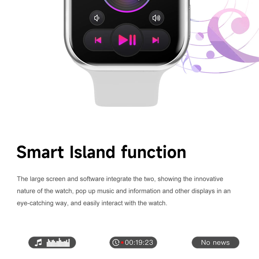 2026 Smart Watch 10 For Android IOS Bluetooth Health monitoring Talk Heart Rate Sleep Record Sports Smart Watch Ladies Men Gift