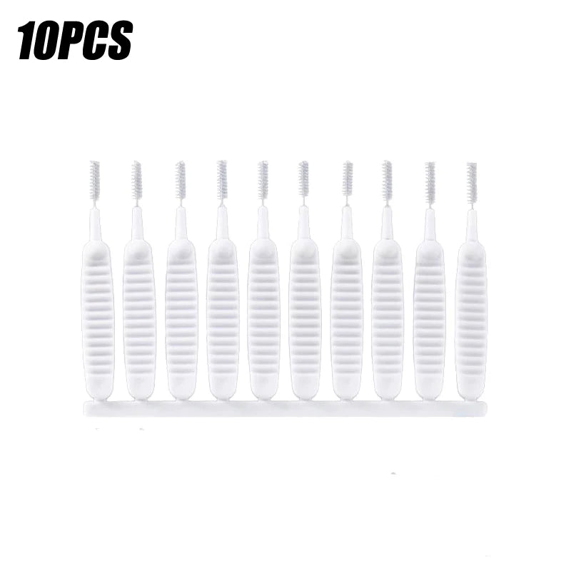 10-500PCS Shower Cleaning Brush Bathroom Micro Nylon Brush Nozzle Anti-blocking Cleaning Tools Bathroom Accessories