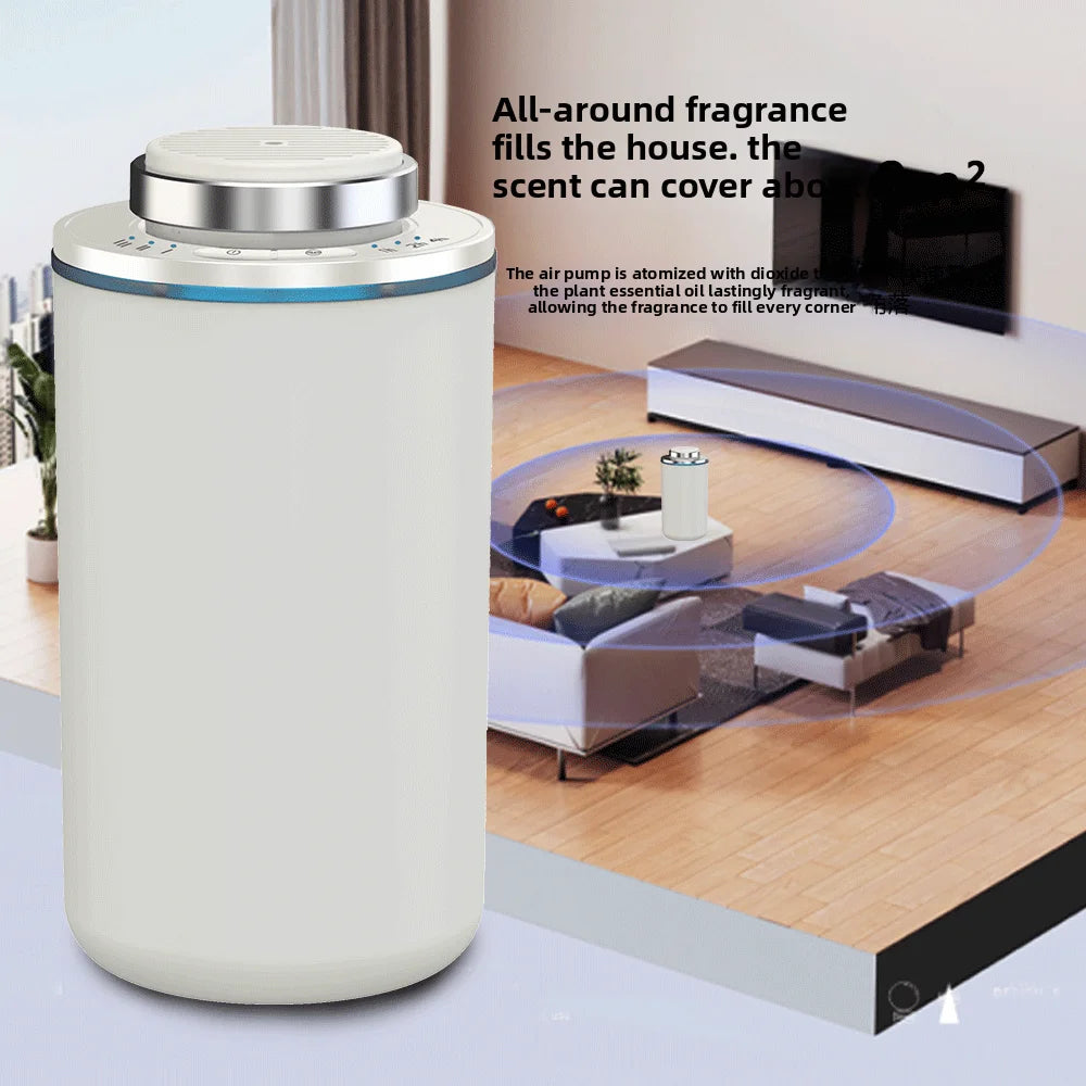 Mini Waterless Car Aroma Diffuser USB Rechargeable Portable Fragrance Scent Machine for Bedroom Toilet Spa