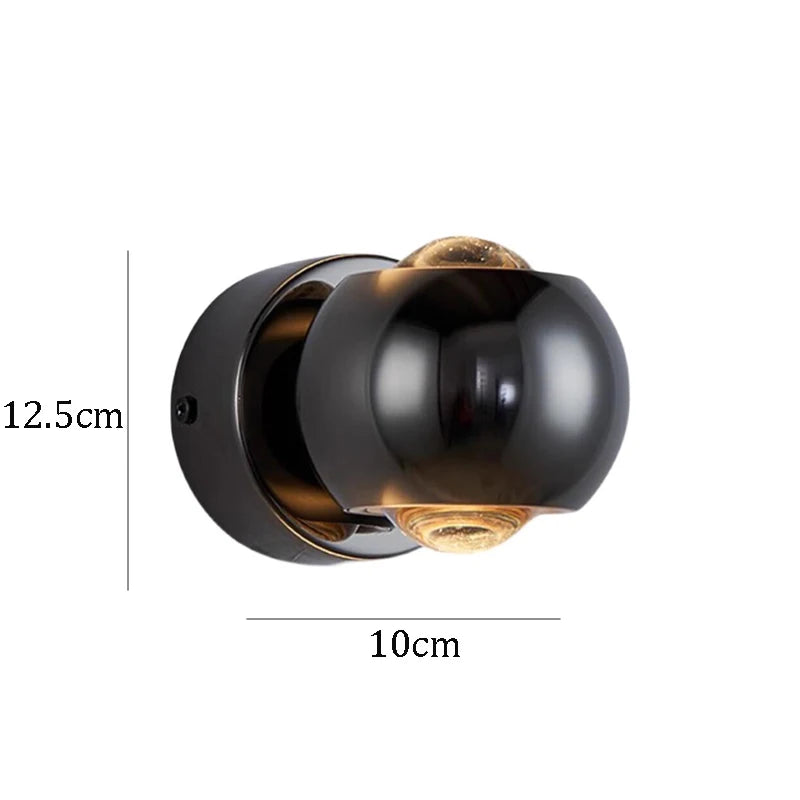 Minimalist Hallway Decor Background Wall Lamps Bedroom Bedside Wall Lights Washing Wall Sconce Up and Down Luminescence Lights