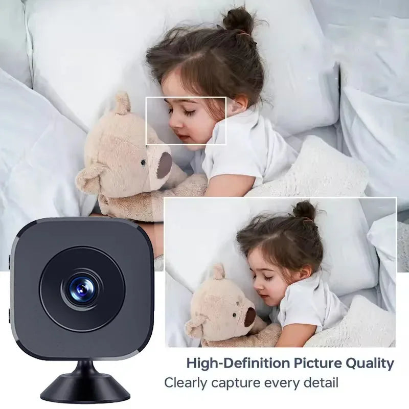 Mini HD Wifi Smart Monitor Surveillance Camera Video Voice DV Recorder Indoor Covert Wireless Security Camera Small Nanny Cam