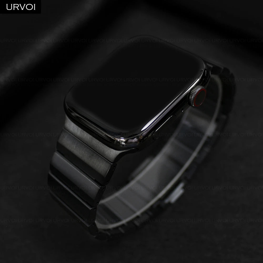 URVOI Titanium Band for Apple Watch Ultra 3 2 Series 11 10 9 8 7 6 SE strap for iWatch Magnet Closure wristband 46 49mm