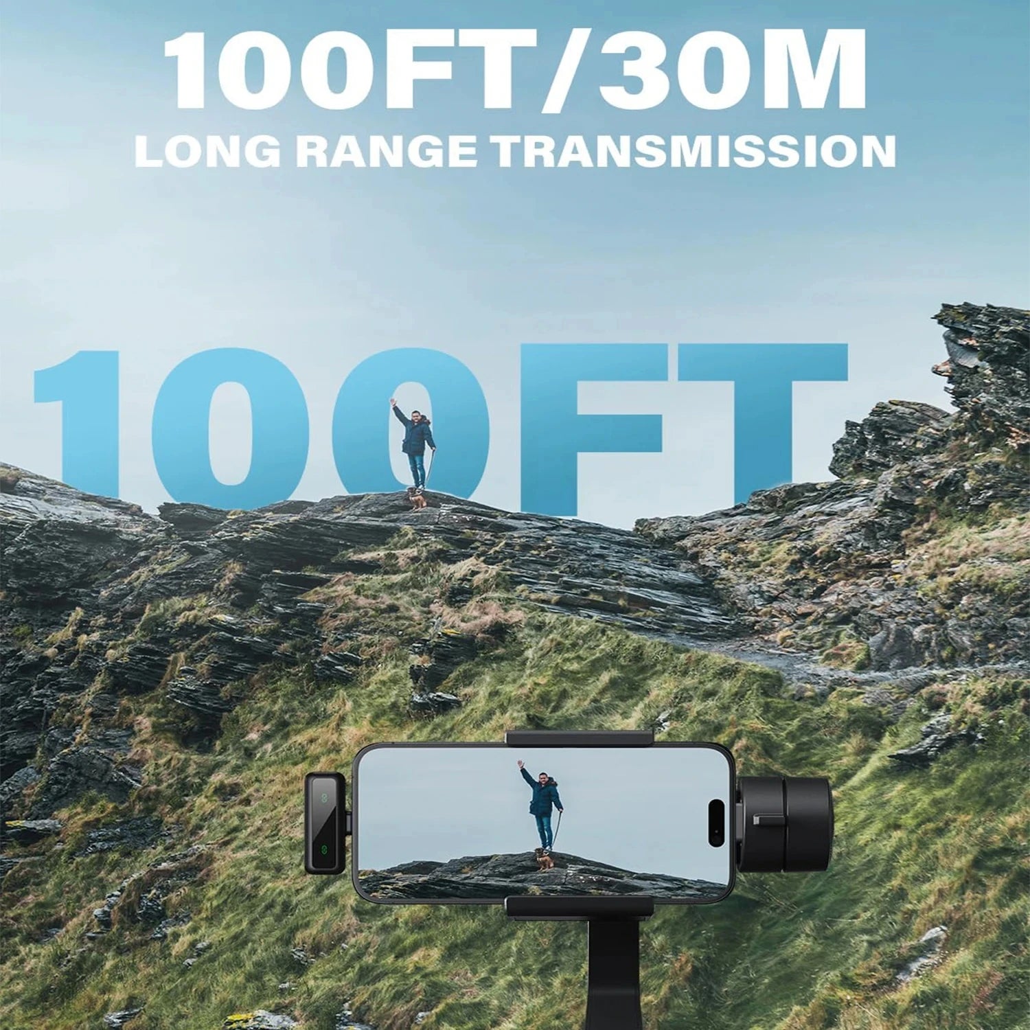 Lavalier Wireless Microphone 80mAh Rechargeable Battery Clip-On Podcast Mic for Streaming Vlogging Voice Recording Plug & Play
