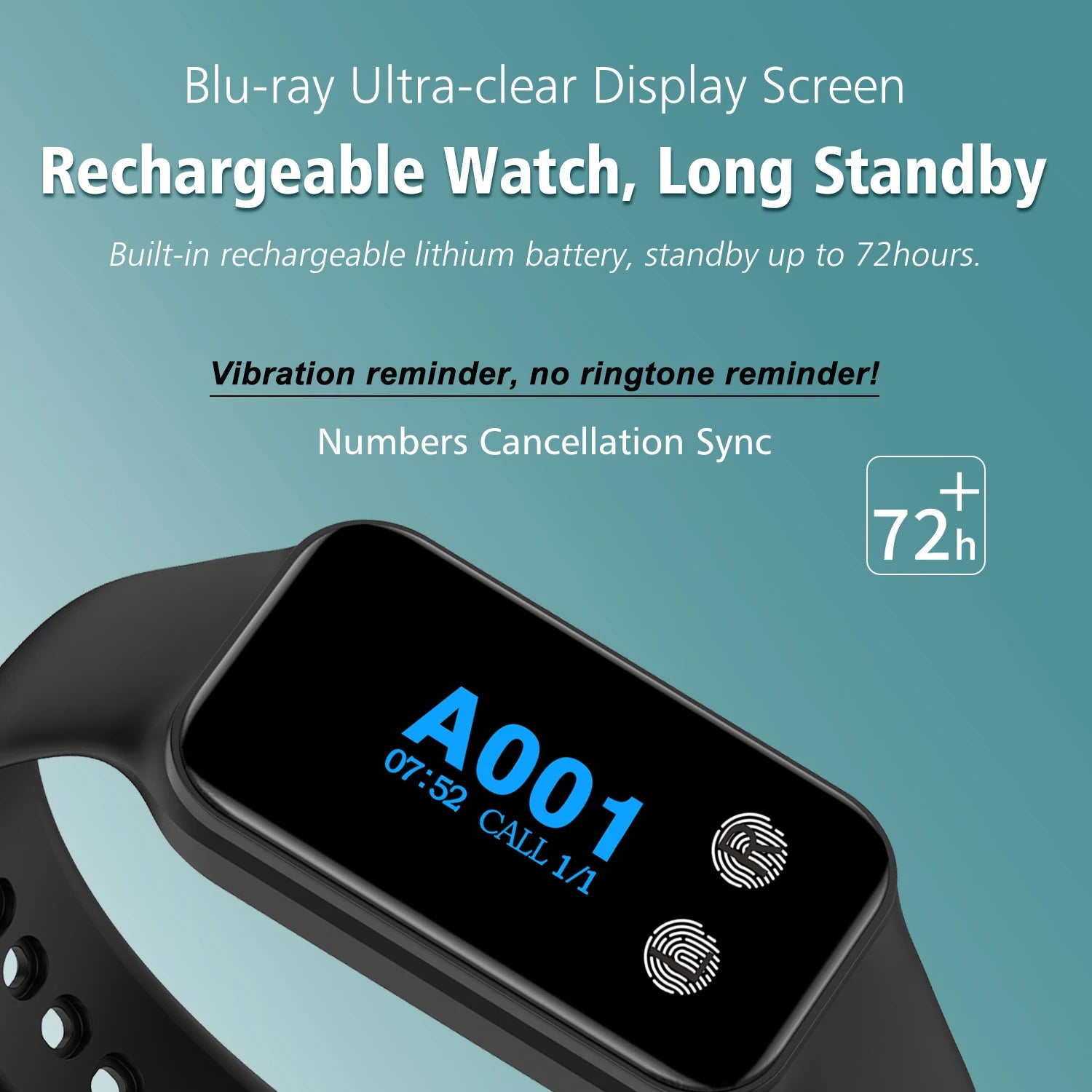BYHUBYENG Wireless Calling System Watch Receiver Caller Wait Watch Pager with Calling Buttons for Restaurant Cafe Hotel