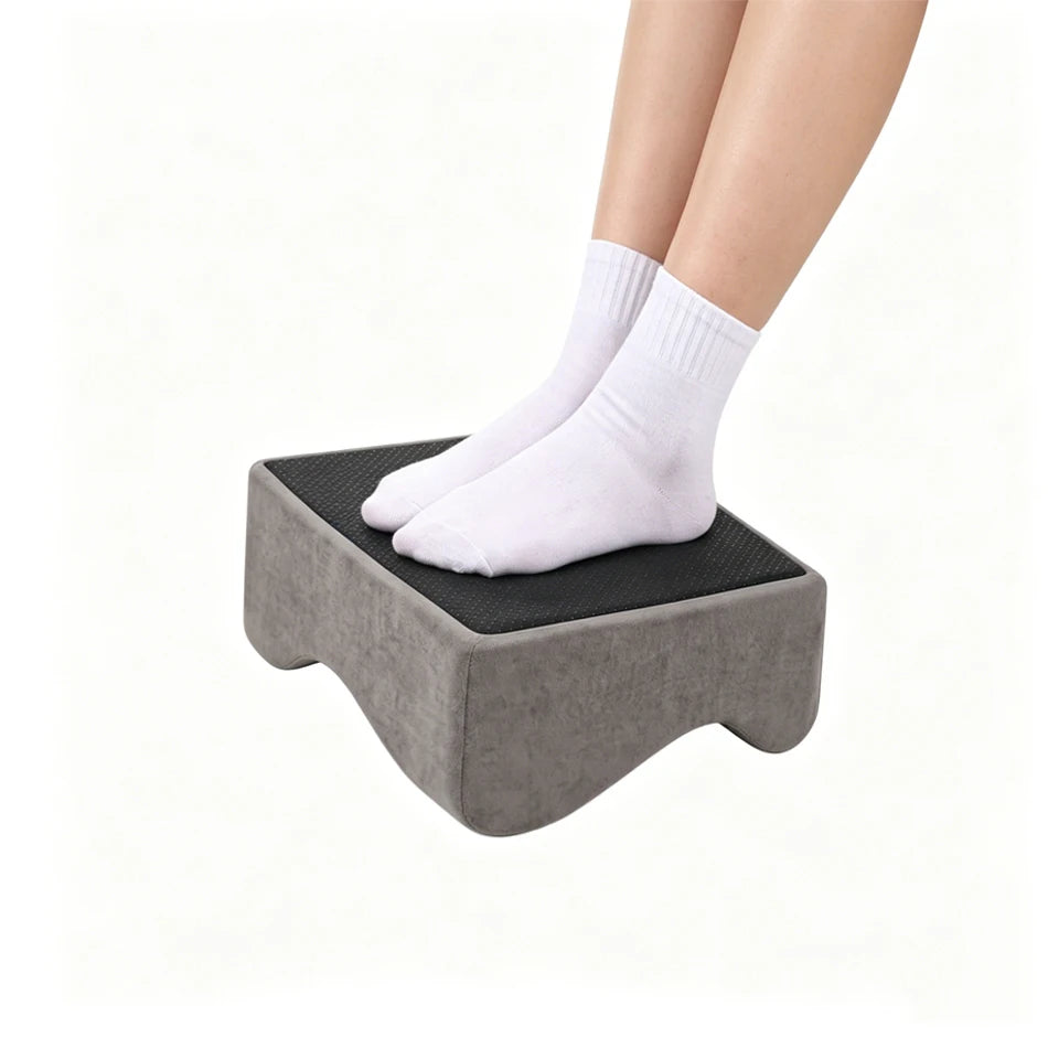 Office Leg Pillow Relax Leg Muscles Ergonomic Memory Foam Footrest Pillow for Leg