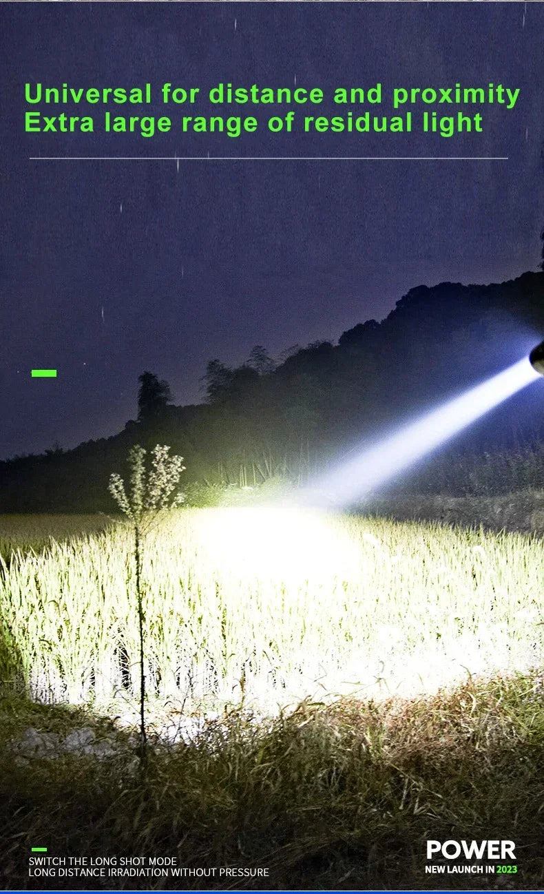 3LED Super Bright Flashlight Portable Mini Burst Flash Torch Rechargeable Outdoor Emergency Spotlight with Pen Clip Tail Magnet