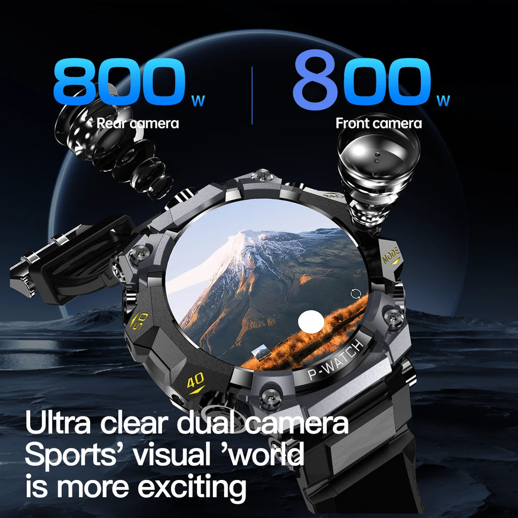Q668 Smart Watch Android 10.0 1.95inch Amoled 720*720 5G Cellular Version Smartwatch With 800W Dual Camera GPS WIFI Sim Card