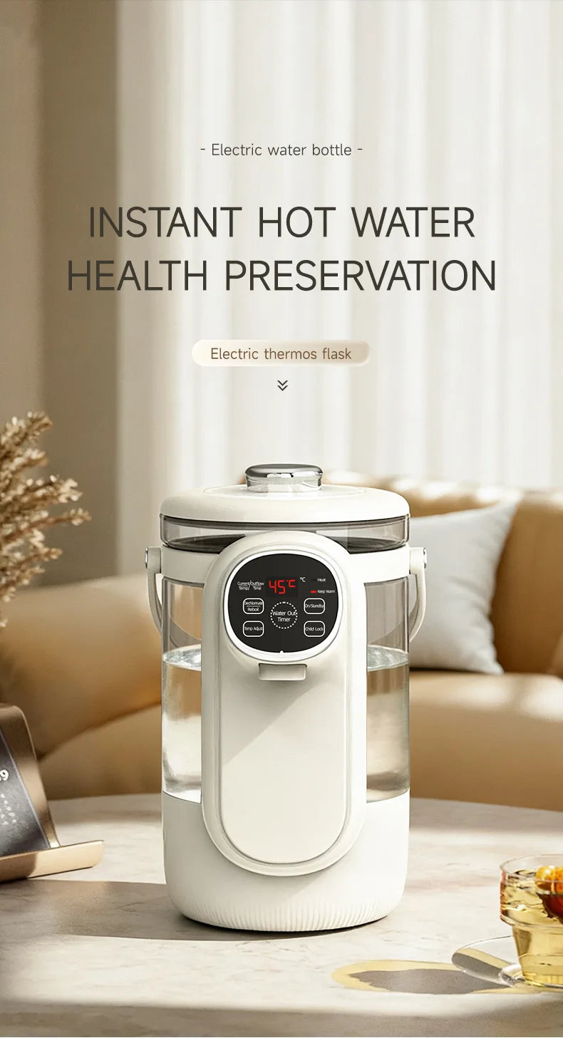 3.5L Electric Kettle Automatic Keep-Warm Electric Pot 12-level Temperature Adjustment Water Kettle Multifunction Water Dispenser