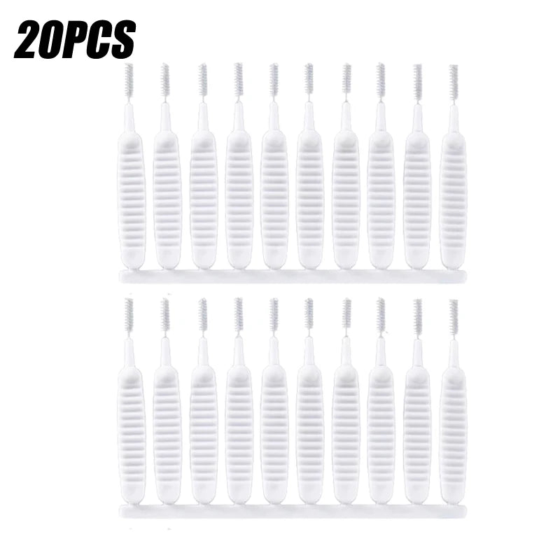 10-500PCS Shower Cleaning Brush Bathroom Micro Nylon Brush Nozzle Anti-blocking Cleaning Tools Bathroom Accessories