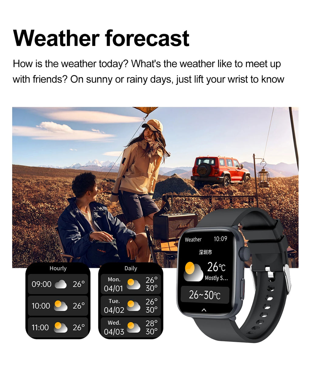 2025 New Women Men AI Smart Diagnosis Watch HRV+PPG Blood Pressure Heart Rate Health Monitor IP68 NFC Fashion Sports Smartwatchs