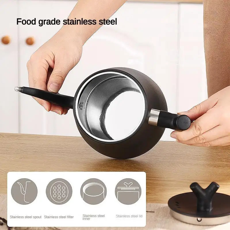 1000ML Stainless Steel Gooseneck Electric Kettle with Digital Temperature Control for Precise Brewing of Coffee and Tea