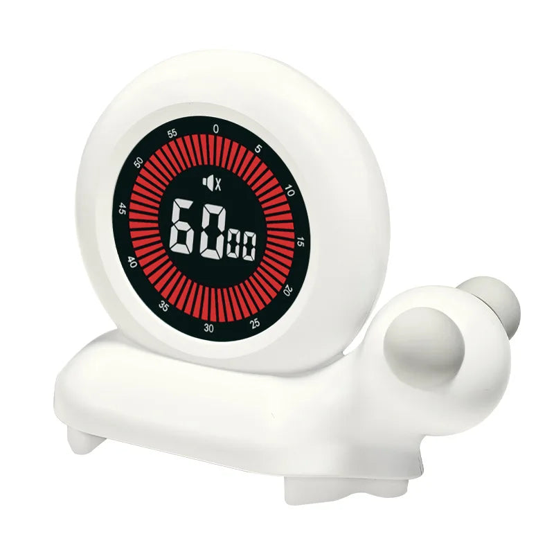 Creative Rotary Timer Visual Analog Timer Rechargeable 60 Minutes Countdown Kids Study Silent Timer for Cooking Shower Study