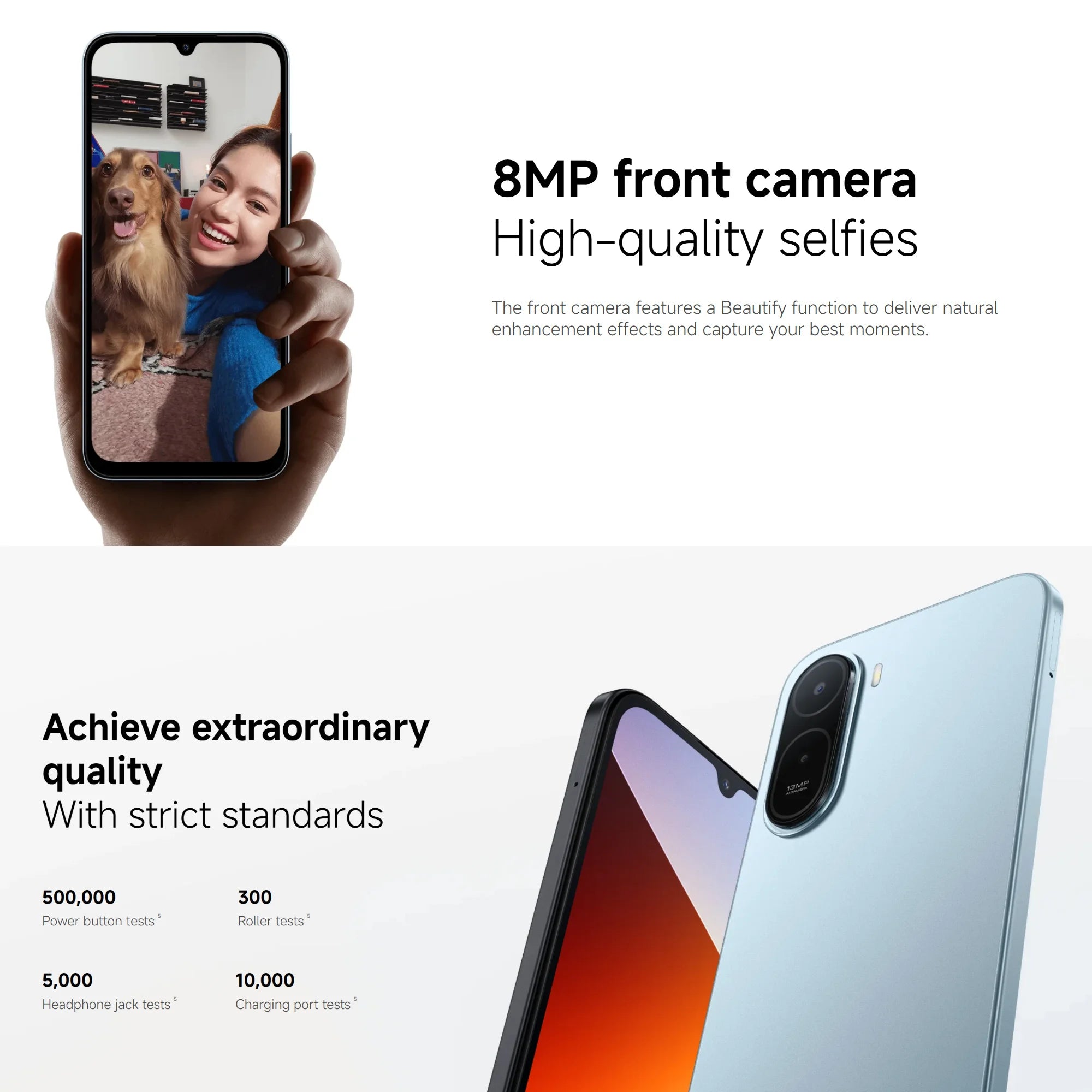 Xiaomi Redmi A7 Pro 4G, 4+64GB, Global Version, 6.9" 120Hz LCD Display DC Dimming Powered by UNISOC T7250 Processor 13MP Main Camera 8MP Front Camera 6000mAh 15W Side Fingerprint Sensor 3.5mm Headphone Jack NFC