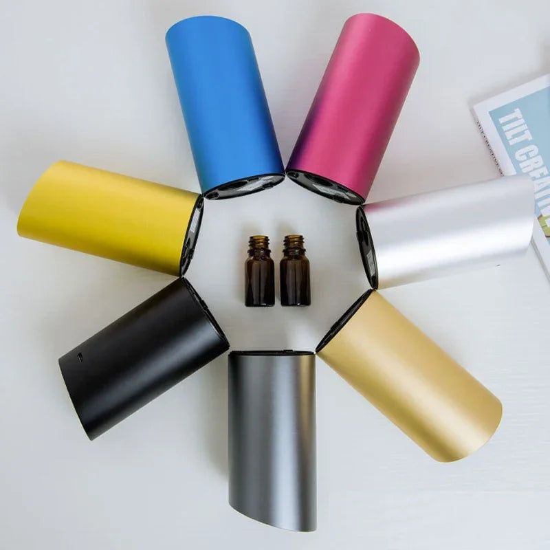 Car Aroma Diffuser Machine Portable Essential Oil Diffuser Rechargeable Room Fragrance Diffuser Electric Smell for Home Bedroom