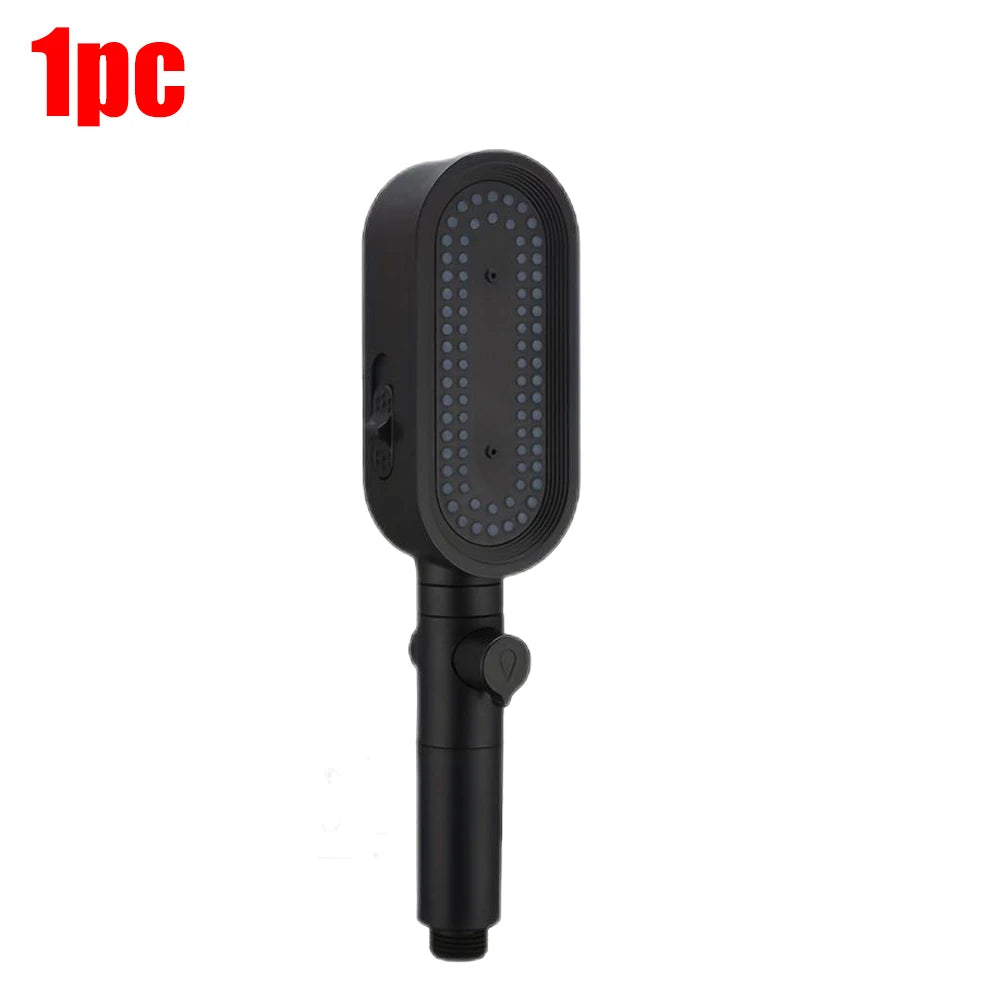 3 Modes Powerful Shower Head Anti-clogging and Easy To Clean Anti Anti-limescale Shower Head Handheld Flexible Bath  Shower Head