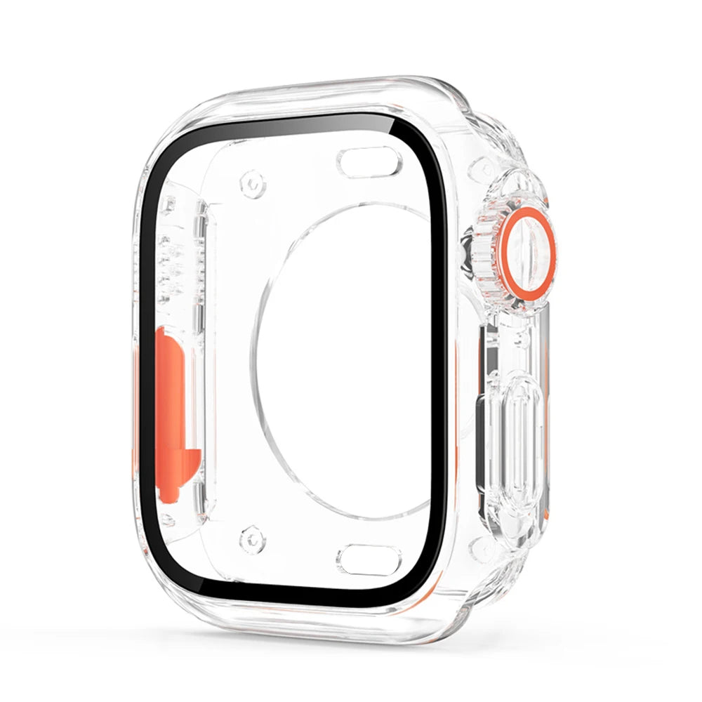 Screen Protector Case for Apple Watch Cover 46mm 42mm 45mm 44mm 41mm 40mm Hard PC Bumper Protector for iwatch 11 10 9 8 7 6 5 SE