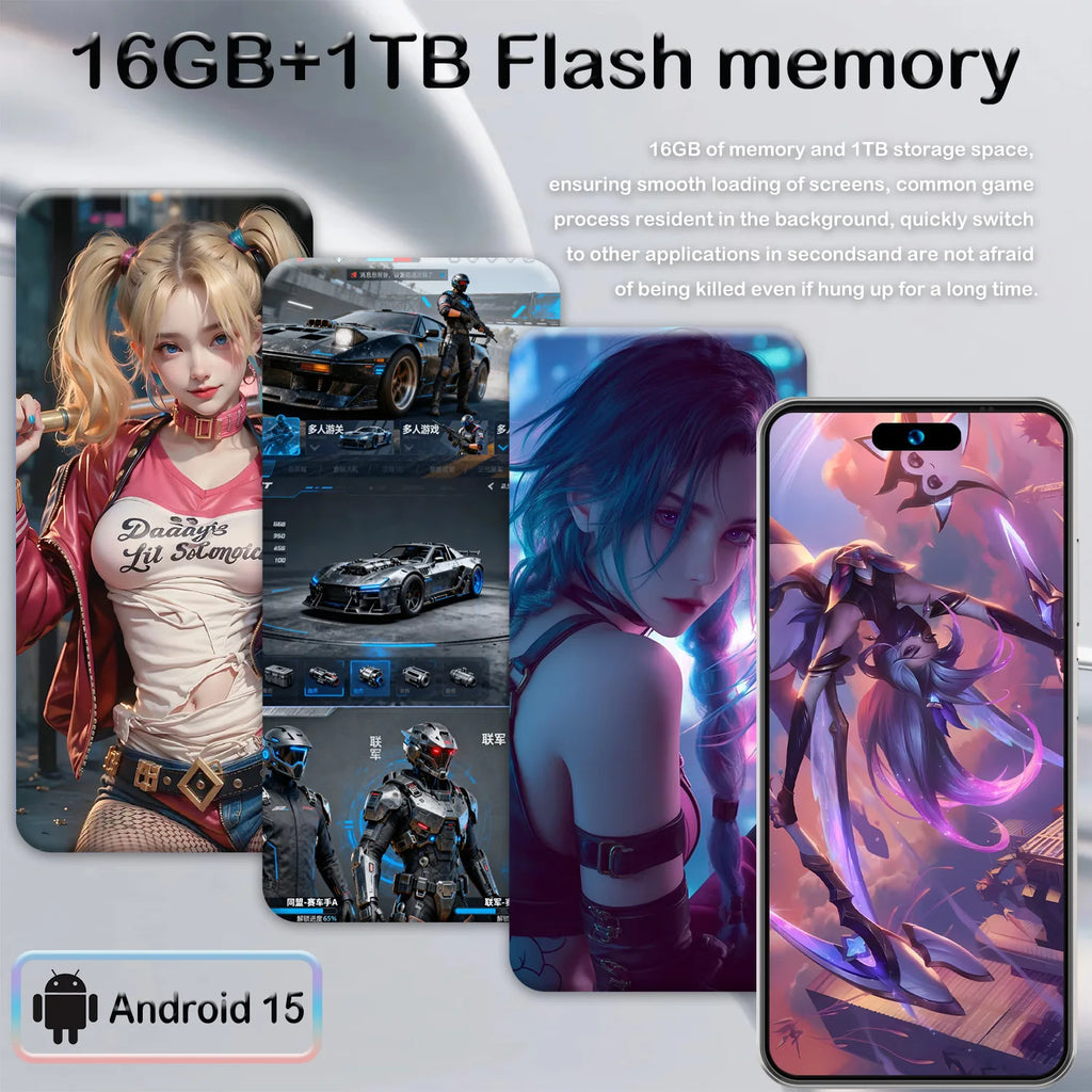 2026 Hot High Quality i17 Promax original intelligent 4G 5G dual card dual standby system global version 8000mAh battery Arrival