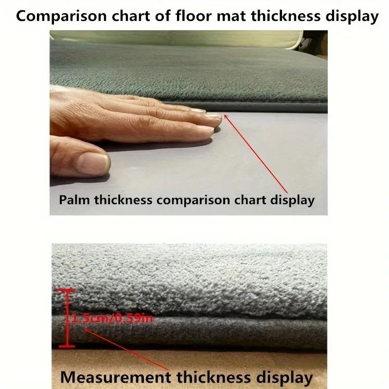 Memory Foam U-Shaped Toilet Seat Cover Anti-Skid Super Absorbent Bathroom Carpet Non-Slip Bath Mat for Bathroom Decor