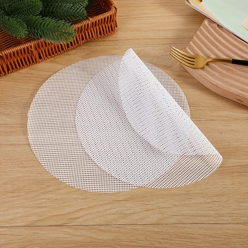5Pcs Silicone Steamer Pad High Temperature Resistance Steamer Cloth Reusable Non-Stick Steamer Liners Dim Sum Cooking Steam Mat