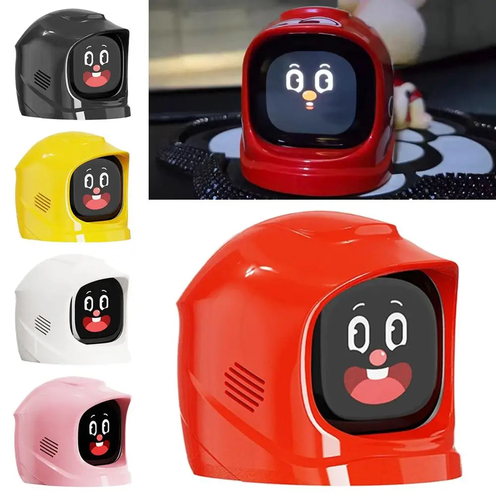 NEW Mangogo Intelligent Car Mounted Electronic Pet Ornaments With Facia Expressions Trendy Vehicle Companion Decorations Fo N1R7