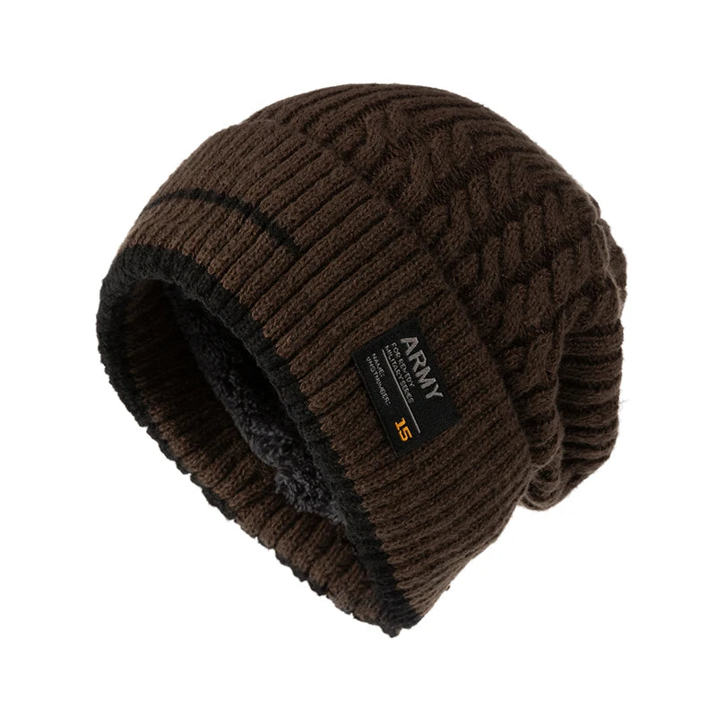 2023 Winter Beanie Hat for Men Knitted Hat Winter Cap Beanie Women Thick Bonnet Hats Skullies