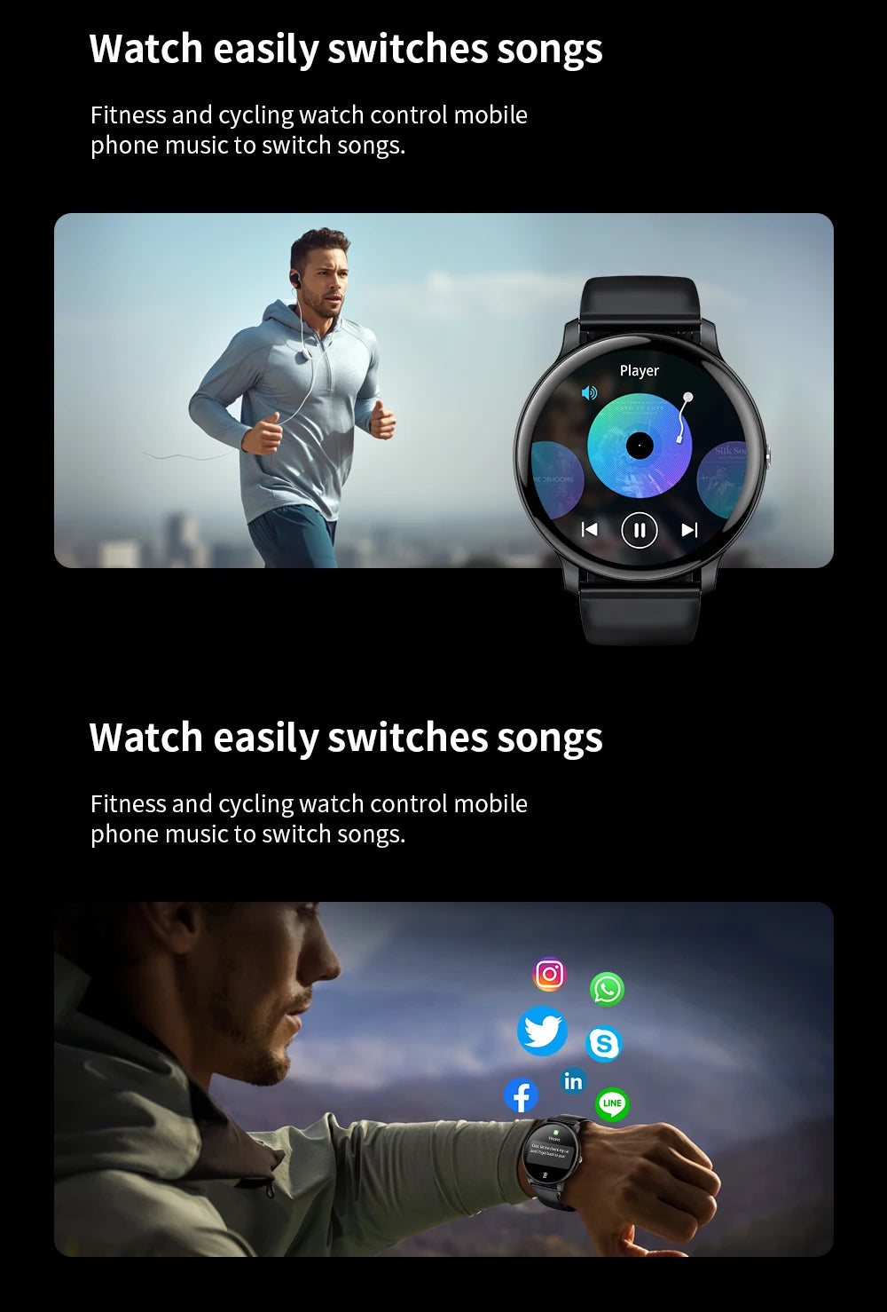 LIGE 2025 Bluetooth Call Smart Watch Women Custom Dial Watches Men Sports Fitness Tracker Heart Rate Smartwatch For Android iOS