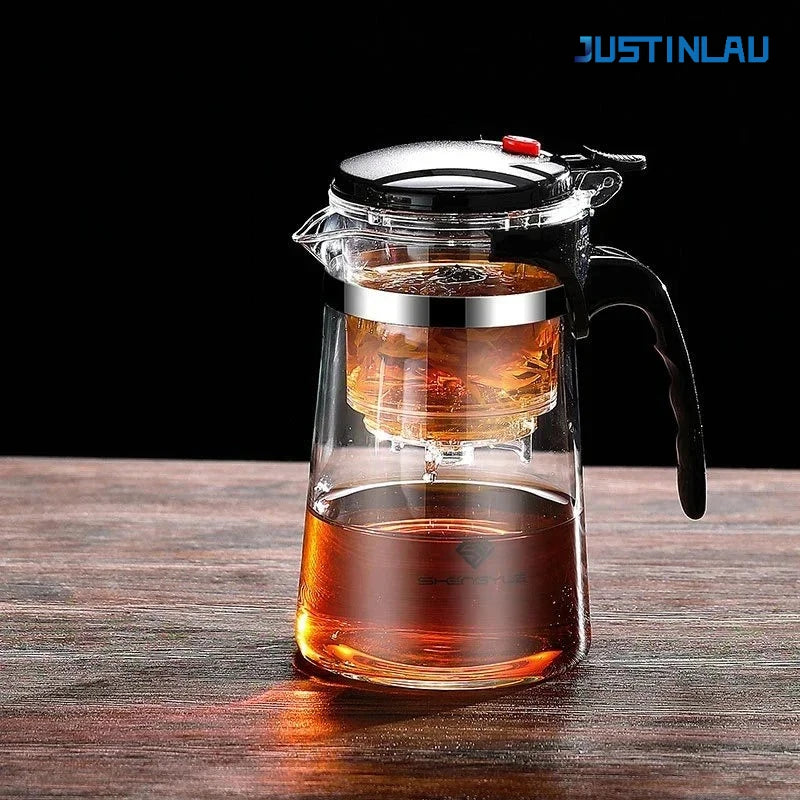 500ml-1800ml  Glass Teapot  Borosilicate Glass Split Type Teapot Heat Resistant Glass Teapot Tea Part Gift Idea Household