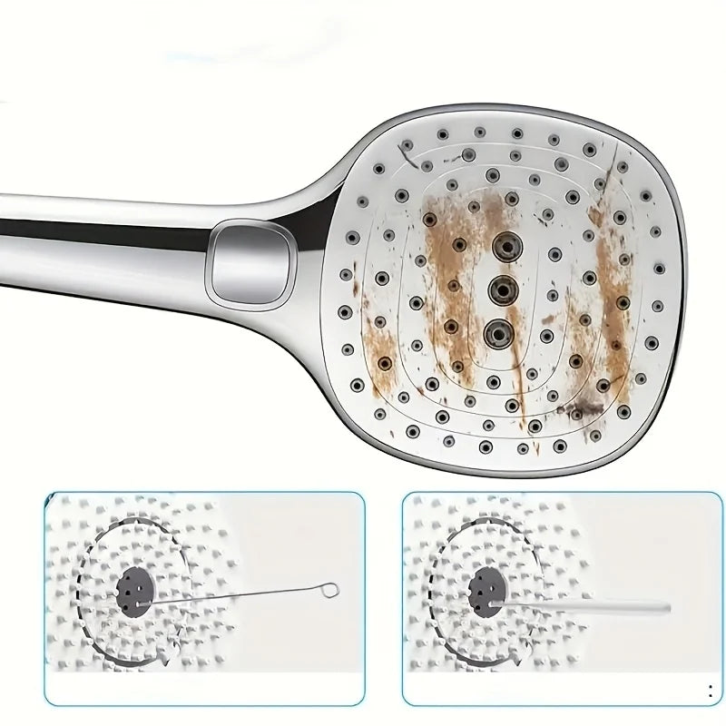 10pc Set of Shower Hole Cleaning Brush Artifact Bathroom Toilet Shower Head Gap Needle Cleaning Dredging Small Brush Cup Washing