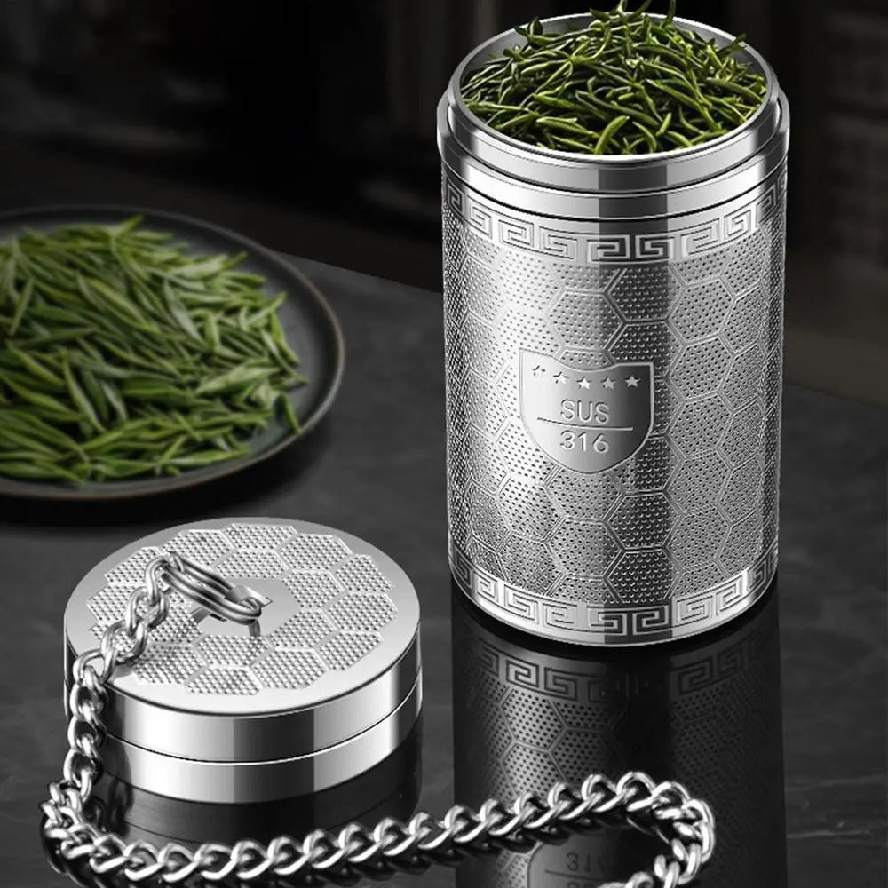 Tea Infuser Stainless Steel Mesh Filter Tea Infuser Teapot Tray Tea Strainer Herbal Filter Kitchen Teaware Accessories