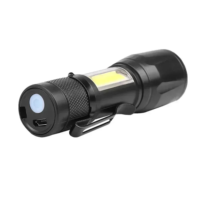 Ultra Bright P50 LED Flashlight Tactical EDC Zoomable Handheld Torch Emergency Spotlight  14500 18650 Battery