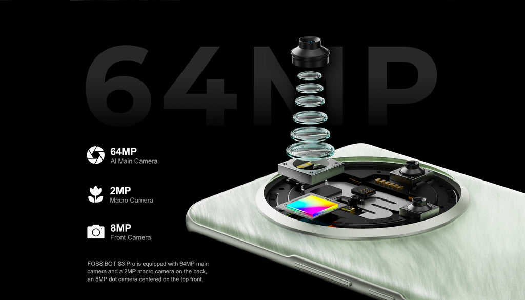 [World Premiere] FOSSiBOT S3 PRO Smartphone 6.67" AMOLED Display Android 14 Up to 20+128GB Mobile 8+64MP CAM NFC Cell Phone