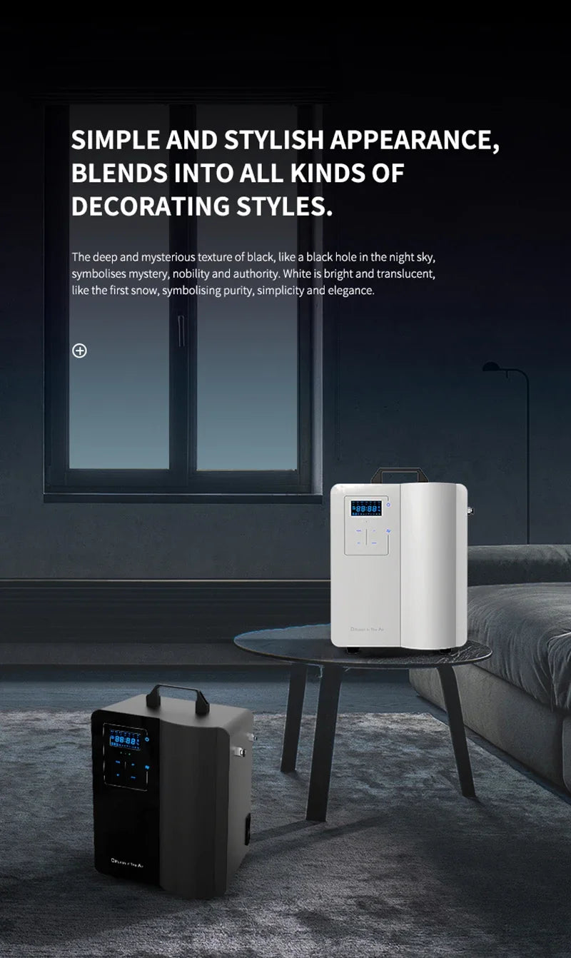 NAMSTE Hotel Home Scenting Device 10000m³ Commercial Electric Aromatic Diffuser Dual nozzles Aromatherapy Atomizer Aroma Burner