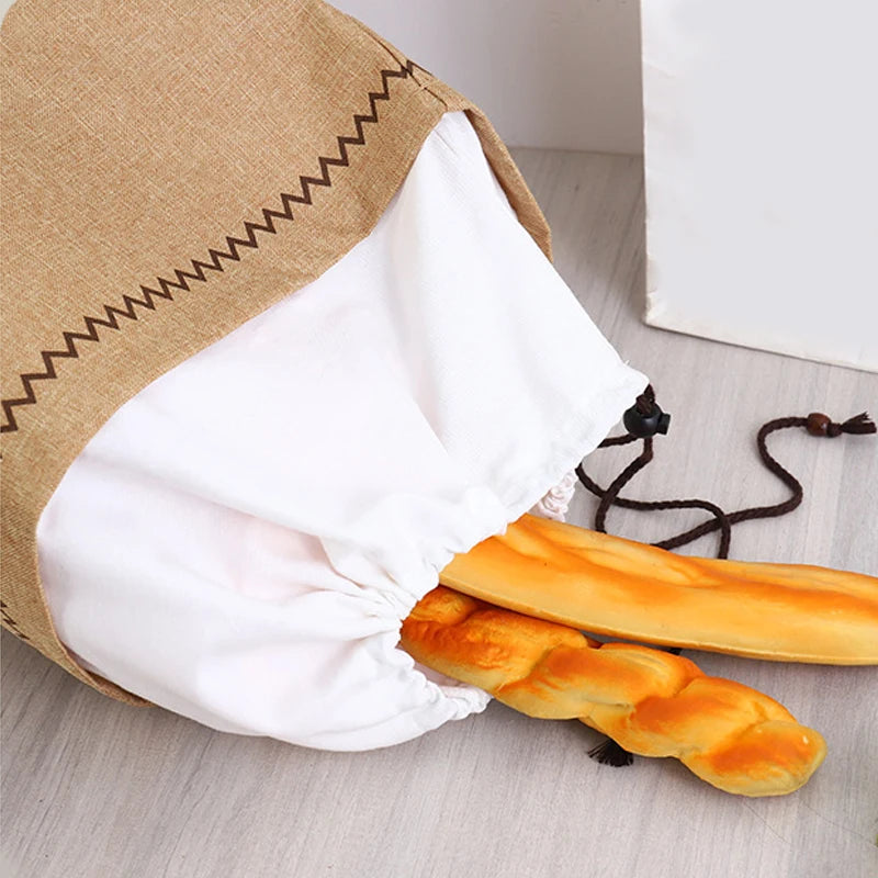 Kitchen Hessian Storage Bag for Garlic,Onions,Potato,Vegetable,Bread,Drawstring Sack,Fabric Burlap Bags Jute Potatoes Organizer