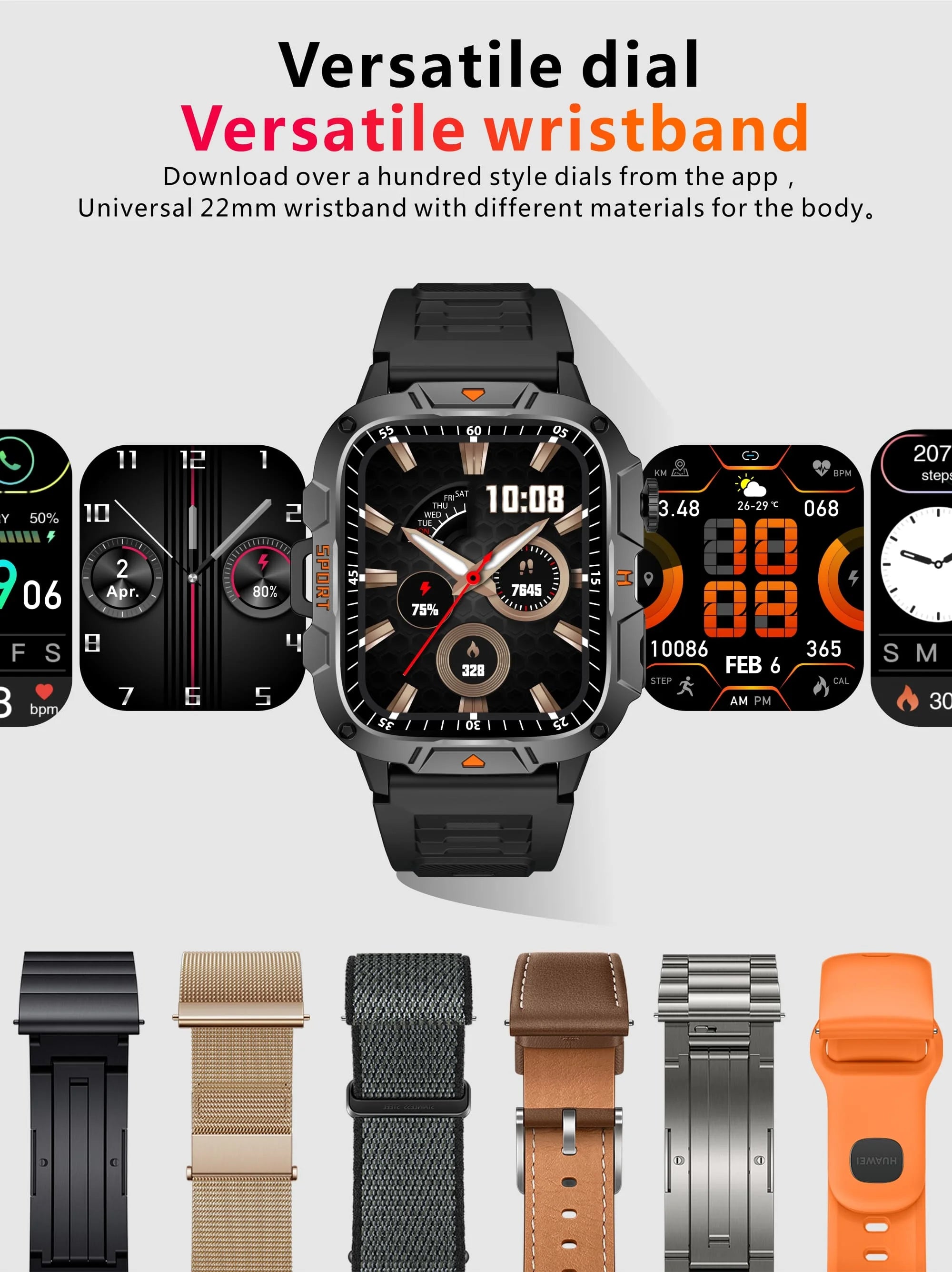 2025 For Xiaomi Original Built-in Dual-band GPS Men Smartwatch BT Call Fitness Military 5ATM IP68 Military Sport Smart Bracelet