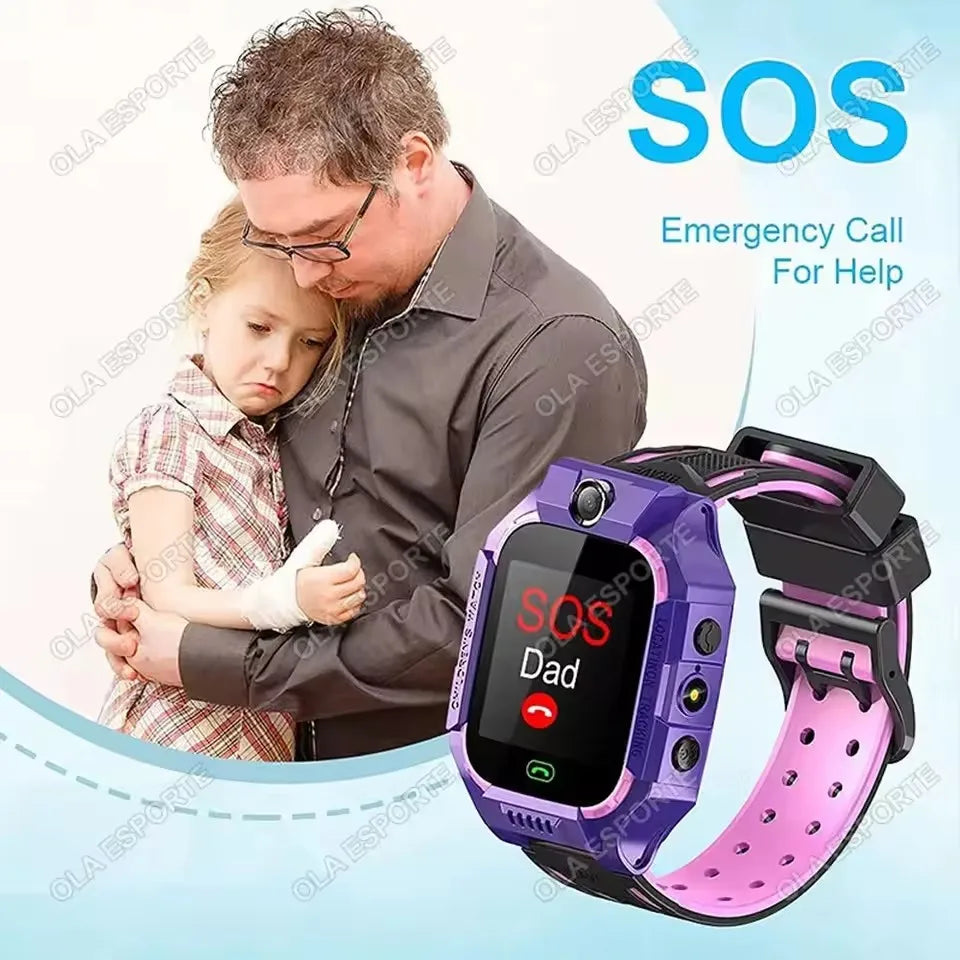 New Kids Smart Watch GPS SOS IP68 Waterproof Smartwatch Clock 4G Video Call Phone SIM Card Location Tracker Children Wristwatch