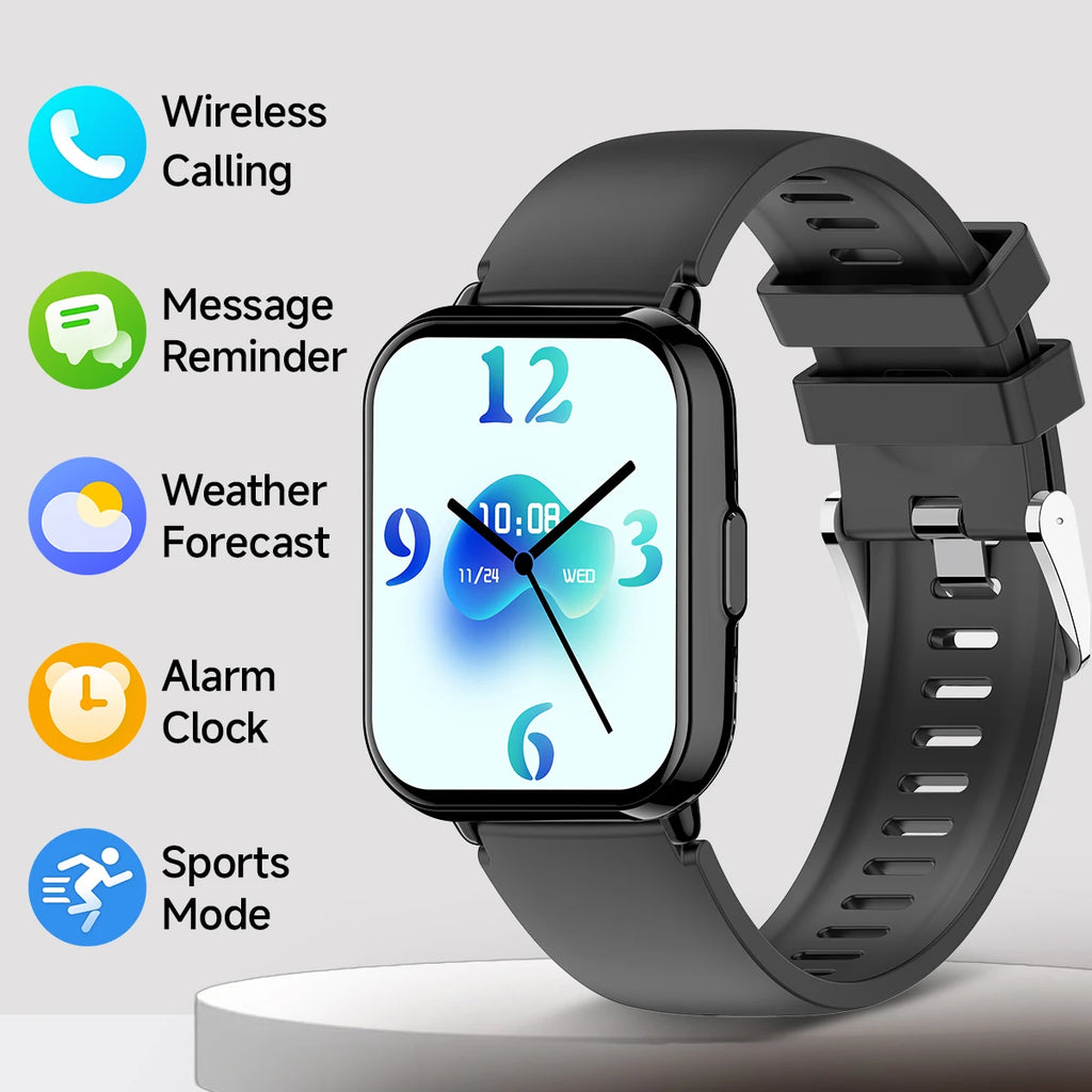 Global Edition Watch 5 Lite Men Women Display 100+ Sports Mode 1.83 Full Touch Bluetooth Call Waterproof Smart Watch Gifts