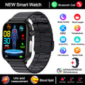 2026 New ECG+PPG Health Smartwatch Men Blood Fat Uric Acid Heart Rate Blood Pressure Bluetooth Call Waterproof Smart Watch Women