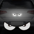 2pcs/Set Reflective Car Stickers - Improve Your Vehicle's Visibility and Safety with Devil Eye Stickers!