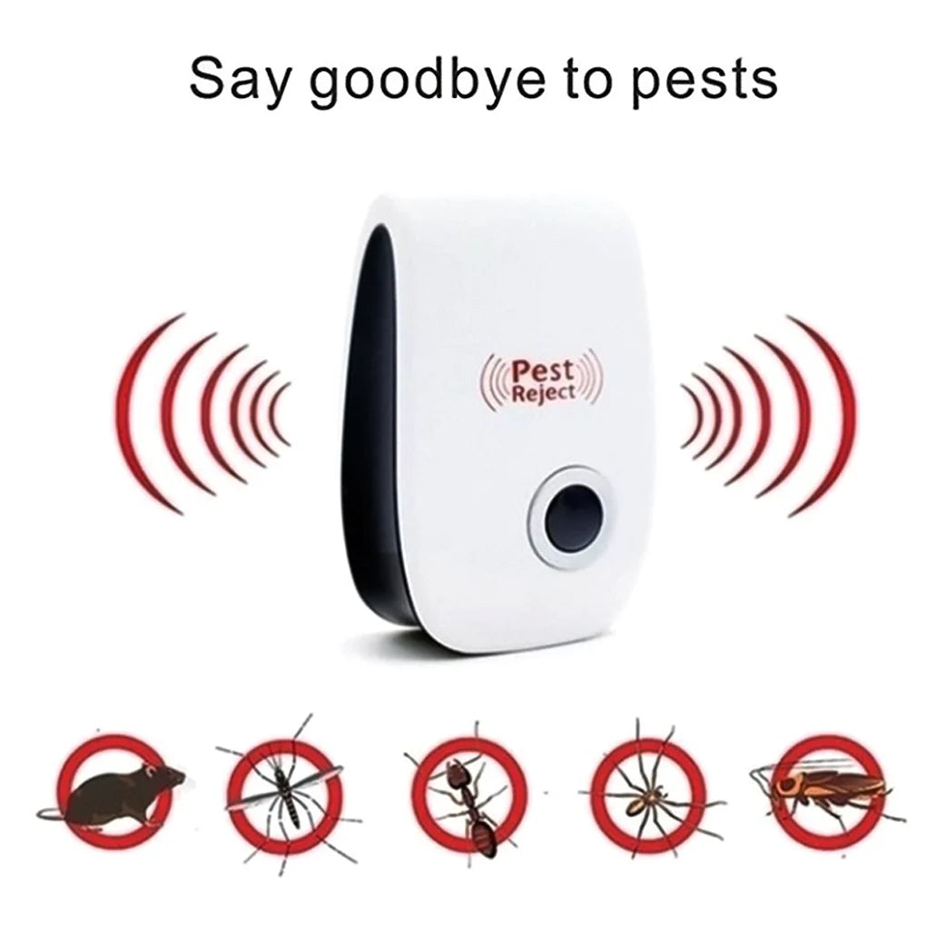 Safe Ultrasonic Pest Repellents Mouse Cockroach Mosquito Insect Repeller Effective Essential for Home Summer Pest Exterminato