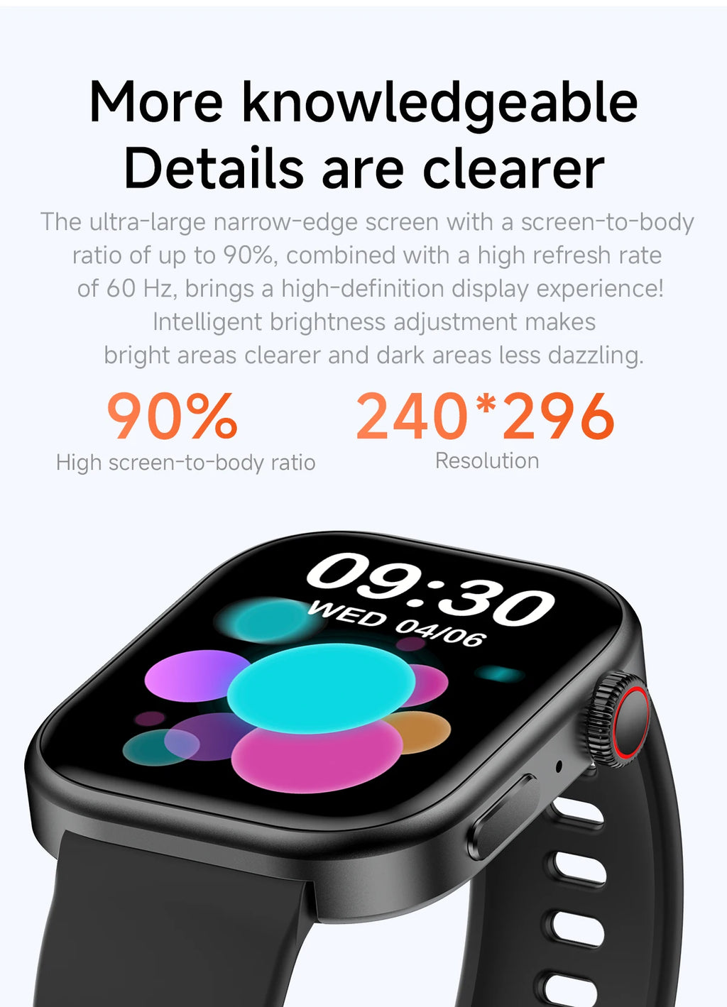 NEW Electronics Smartwatch 2.01"HD Screen Heart Rate Monitoring Bluetooth Call Multi-Sport Modes Watch for Women Men Gift Choice