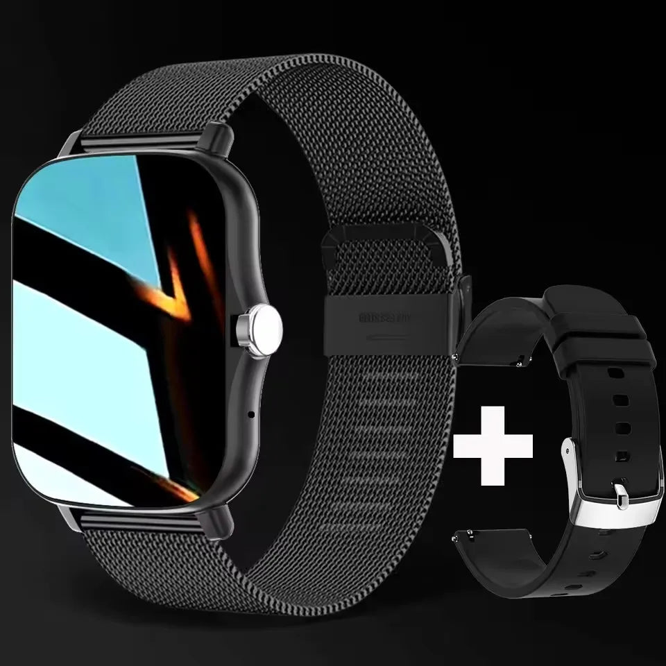2026 New Smart Watch For Android IOS 1.83Inch Color Screen Bluetooth Call Blood Oxygen/Pressure Monitoring Smart Watch Women Men