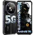 Fossibot F109 Smartphone 8GB 256GB 5G Rugged Phone 10600mAh 6.745" Display 50MP Camra Dual Screen Face Unlock Android 14 NFC
