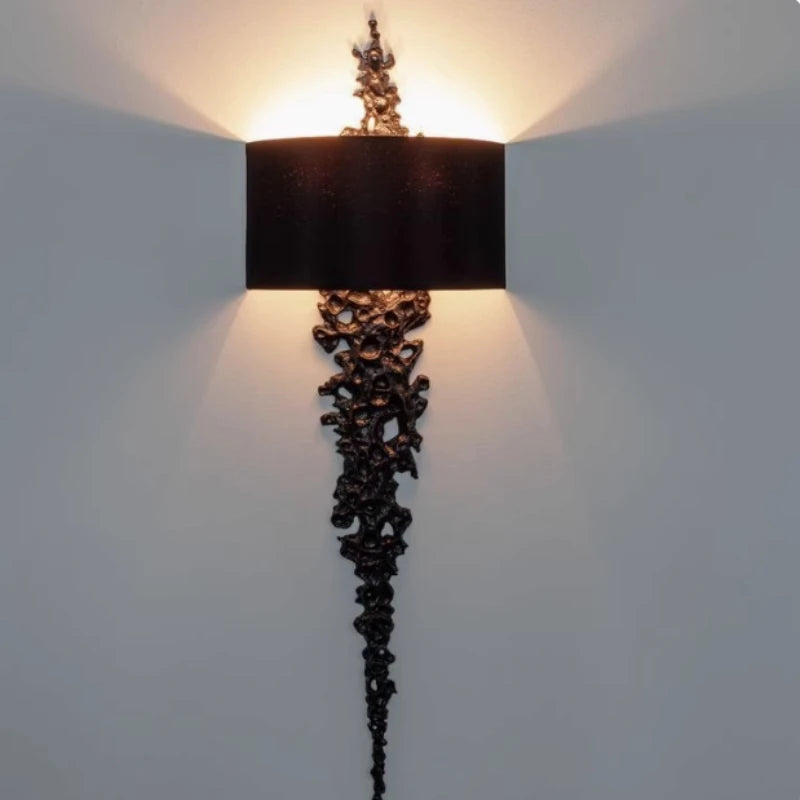 Later, All Copper Living Room Wall Lamps Model Rooms Corridors Lobbies Clubs Artistic Wall Lamps Simple Decorative Wall Light