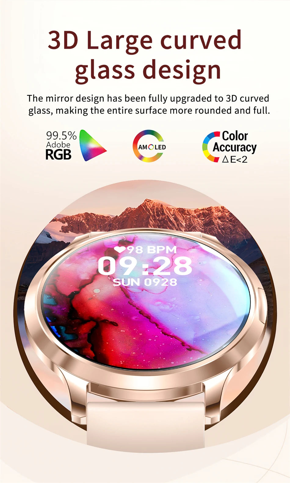 LIGE 2025 Ultra-thin AMOLED Screen Smart Watch Women Sport Fitness Bracelet Custom Watch Face Bluetooth Call Luxury Smartwatch
