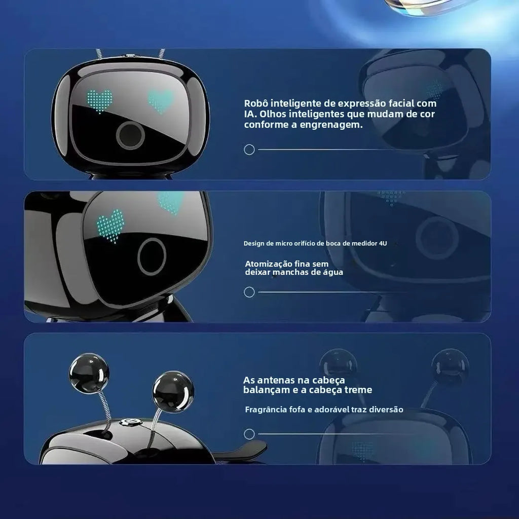 Smart Robot Car Air Vent Perfume Clip Auto On/Off with Car Start New Spring Summer Style Long Lasting Fragrance Odor Eliminator