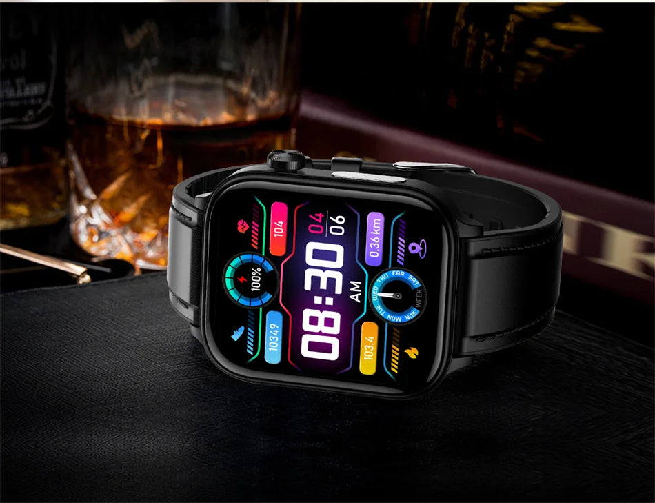 2026 New ECG+PPG Health Smartwatch Men Blood Fat Uric Acid Heart Rate Blood Pressure Bluetooth Call Waterproof Smart Watch Women