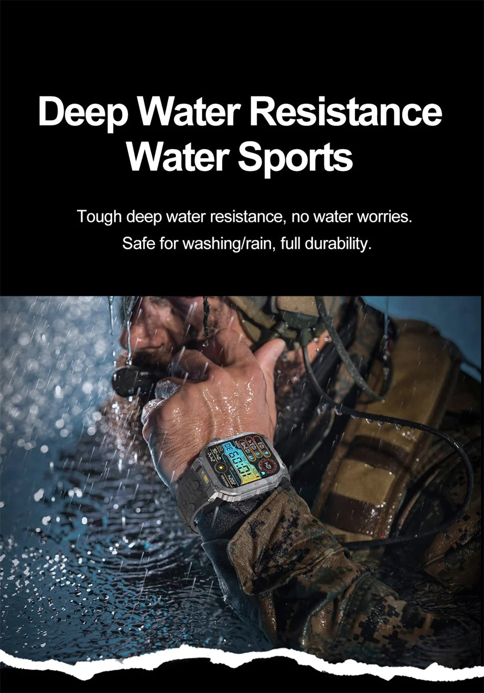 2026 New Military GPS Smart Watch Men 1.91" AMOLED Screen IP68 Waterproof Sports Fitness Tracker BT Call Smartwatches