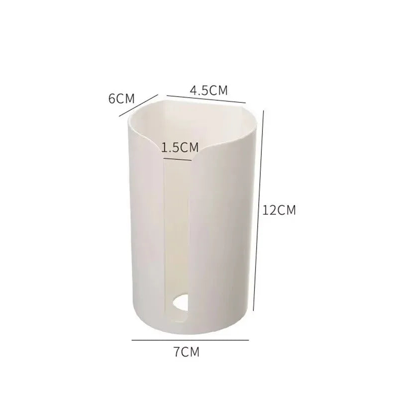 1Pcs Holder Punch-free Self-adhesive Wall-mounted Household Bathroom Kitchen Garbage Bags Storage Rack Plastic Bag Organizer Box