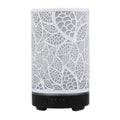 100ML Aroma Diffuser Ultrasonic Humidifier with 7 Color Light, 1H/2H Timer, Auto Shut-Off, Leaf Essential Oil Diffuser for Home